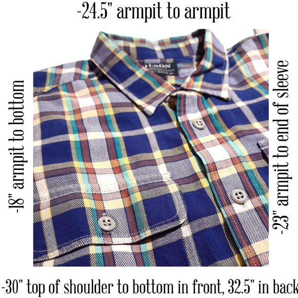 Dead Stock Rare 2 Pocket Filson Black Label Flannel Shirt Men's Sz Large Multi C - Picture 3 of 6